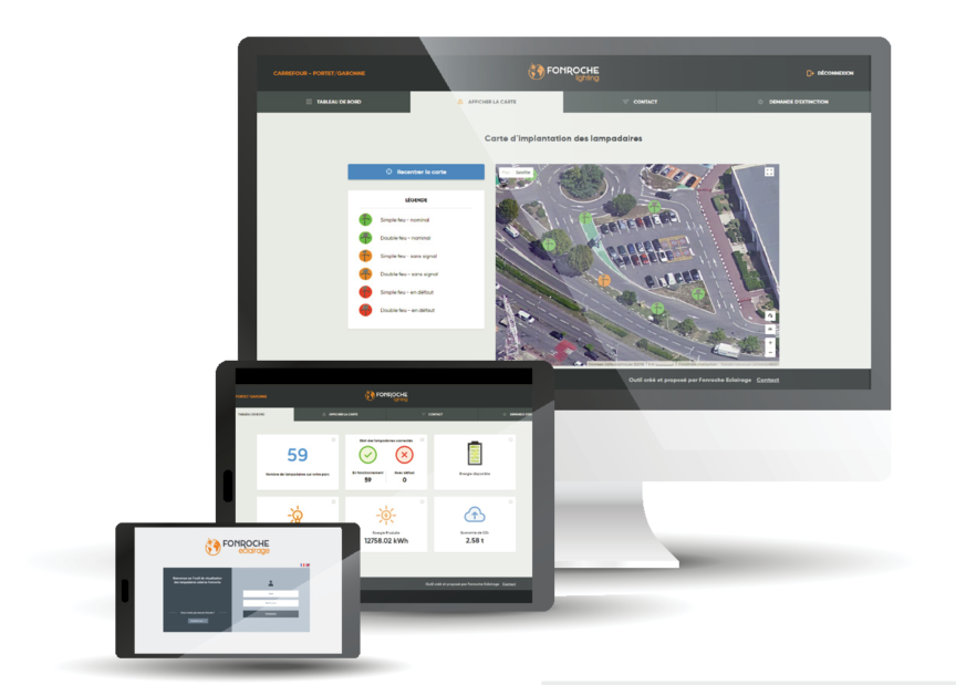 Fonroche Connect Running on Various Devices