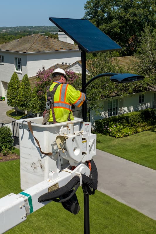 Residential Solar Light installation