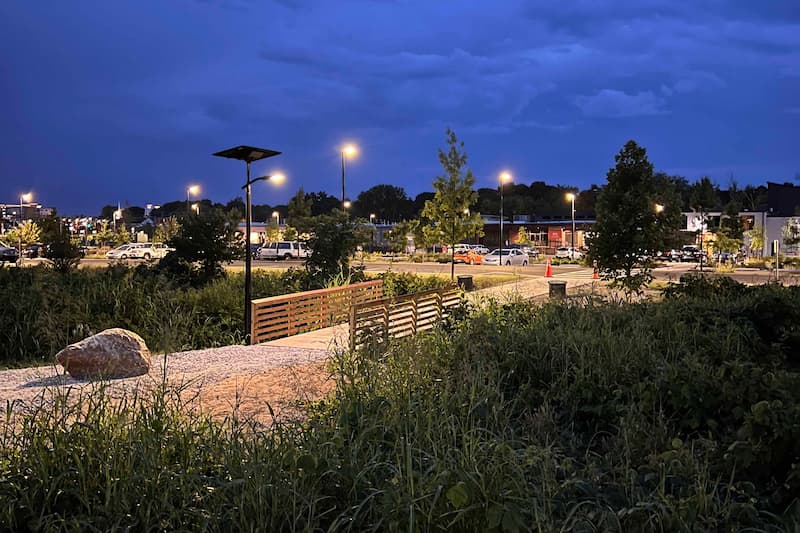 Durable, weather-resistant solar parking lot lights capable of withstanding extreme weather conditions.