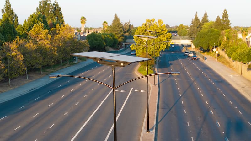 Municipal solar street lights helping cities save on energy costs