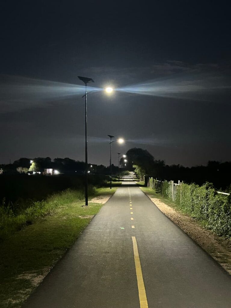Solar Lighting for Bike Trails to support greener cities initiatives