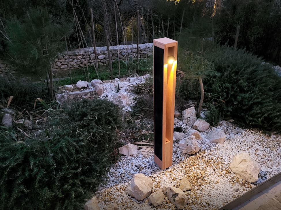 solar bollard landscape lighting parks