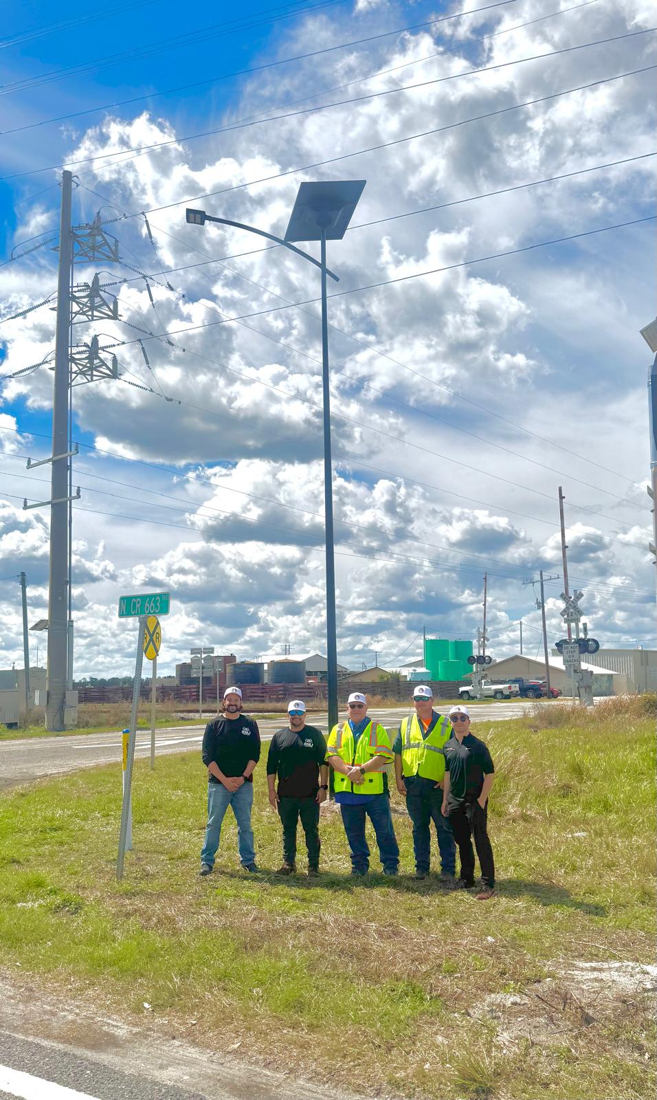 hardee county public works team solar lighting system