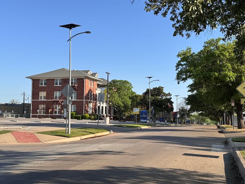 solar street light in fort worth texas