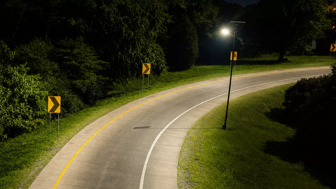solar-lighting-grants-funding-roadway.jpg Solar street lighting installation in Rowlett, Texas improving roadway visibility and public safety.